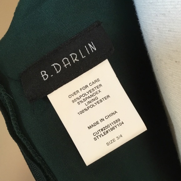 B Darlin Women’s Juniors Green Velvet A Line Spaghetti Strap Party Mini Dress - Picture 10 of 12